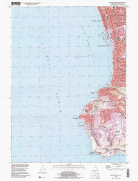 Download a high-resolution, GPS-compatible USGS topo map for Redondo Beach, CA (2000 edition)