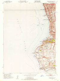 Download a high-resolution, GPS-compatible USGS topo map for Redondo Beach, CA (1953 edition)