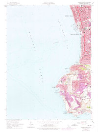 Download a high-resolution, GPS-compatible USGS topo map for Redondo Beach, CA (1975 edition)