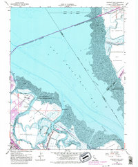 Download a high-resolution, GPS-compatible USGS topo map for Redwood Point, CA (1986 edition)