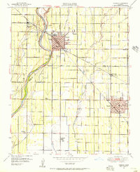Download a high-resolution, GPS-compatible USGS topo map for Reedley, CA (1958 edition)