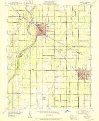 Download a high-resolution, GPS-compatible USGS topo map for Reedley, CA (1951 edition)