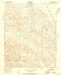 preview thumbnail of historical topo map of Kern County, CA in 1951