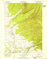 Download a high-resolution, GPS-compatible USGS topo map for Richardson Springs, CA (1953 edition)