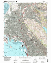 Download a high-resolution, GPS-compatible USGS topo map for Richmond, CA (1999 edition)