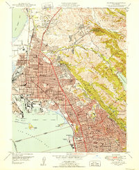 Download a high-resolution, GPS-compatible USGS topo map for Richmond, CA (1952 edition)