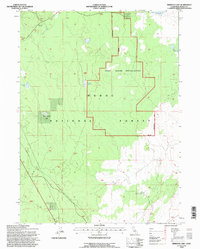 Download a high-resolution, GPS-compatible USGS topo map for Rimrock Lake, CA (1996 edition)