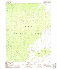 Download a high-resolution, GPS-compatible USGS topo map for Rimrock Lake, CA (1988 edition)