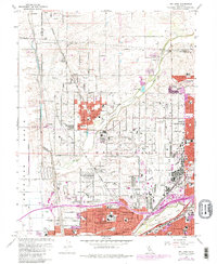Download a high-resolution, GPS-compatible USGS topo map for Rio Linda, CA (1983 edition)