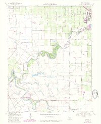 1969 Map of Ripon, 1980 Print