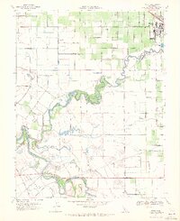 1969 Map of Ripon, 1971 Print