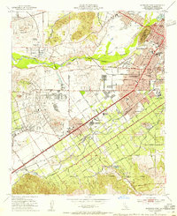 Download a high-resolution, GPS-compatible USGS topo map for Riverside West, CA (1955 edition)