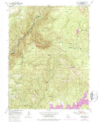 Download a high-resolution, GPS-compatible USGS topo map for Robbs Peak, CA (1987 edition)