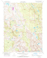 Download a high-resolution, GPS-compatible USGS topo map for Rockbound Valley, CA (1971 edition)