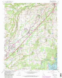 Download a high-resolution, GPS-compatible USGS topo map for Rocklin, CA (1981 edition)