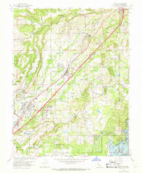 Download a high-resolution, GPS-compatible USGS topo map for Rocklin, CA (1968 edition)