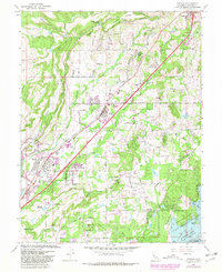 Download a high-resolution, GPS-compatible USGS topo map for Rocklin, CA (1981 edition)