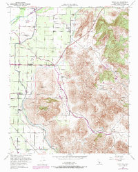 Download a high-resolution, GPS-compatible USGS topo map for Rocky Hill, CA (1971 edition)