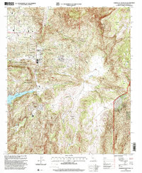 Download a high-resolution, GPS-compatible USGS topo map for Rodriguez Mountain, CA (2000 edition)