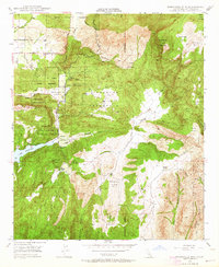 Download a high-resolution, GPS-compatible USGS topo map for Rodriguez Mtn, CA (1964 edition)