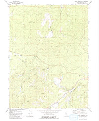 preview thumbnail of historical topo map of Lassen County, CA in 1980