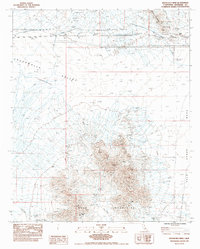 Download a high-resolution, GPS-compatible USGS topo map for Roosevelt Mine, CA (1983 edition)