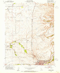 Download a high-resolution, GPS-compatible USGS topo map for Roseville, CA (1955 edition)