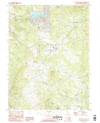 preview thumbnail of historical topo map of Nevada County, CA in 1995