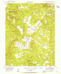 Download a high-resolution, GPS-compatible USGS topo map for Rough And Ready, CA (1955 edition)