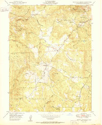 preview thumbnail of historical topo map of Nevada County, CA in 1950