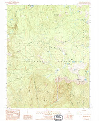 Download a high-resolution, GPS-compatible USGS topo map for Rough Spur, CA (1994 edition)