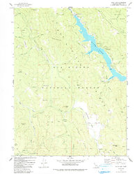 Download a high-resolution, GPS-compatible USGS topo map for Ruth Lake, CA (1991 edition)