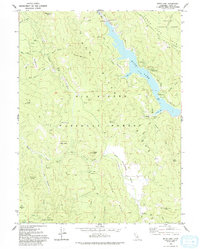 Download a high-resolution, GPS-compatible USGS topo map for Ruth Lake, CA (1993 edition)