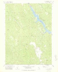 preview thumbnail of historical topo map of Trinity County, CA in 1978