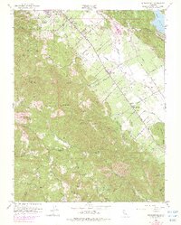 1951 Map of Rutherford, 1976 Print