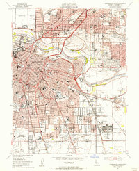Download a high-resolution, GPS-compatible USGS topo map for Sacramento East, CA (1956 edition)