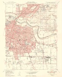 preview thumbnail of historical topo map of Sacramento County, CA in 1949