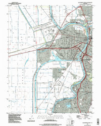 Download a high-resolution, GPS-compatible USGS topo map for Sacramento West, CA (1997 edition)