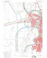 preview thumbnail of historical topo map of Yolo County, CA in 1967