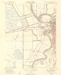 preview thumbnail of historical topo map of Yolo County, CA in 1949
