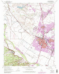 Download a high-resolution, GPS-compatible USGS topo map for Salinas, CA (1984 edition)