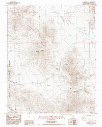 Download a high-resolution, GPS-compatible USGS topo map for Salsberry Peak, CA (1985 edition)