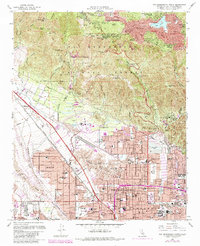preview thumbnail of historical topo map of San Bernardino County, CA in 1967