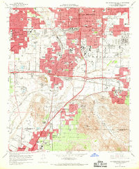 Download a high-resolution, GPS-compatible USGS topo map for San Bernardino South, CA (1969 edition)