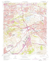 Download a high-resolution, GPS-compatible USGS topo map for San Dimas, CA (1975 edition)