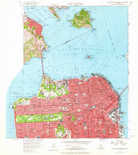 Download a high-resolution, GPS-compatible USGS topo map for San Francisco North, CA (1964 edition)
