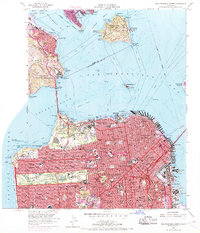 Download a high-resolution, GPS-compatible USGS topo map for San Francisco North, CA (1969 edition)