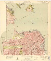 1950 Map of San Francisco North