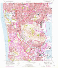 Download a high-resolution, GPS-compatible USGS topo map for San Francisco South, CA (1975 edition)