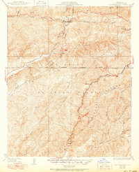 Download a high-resolution, GPS-compatible USGS topo map for San Francisquito, CA (1951 edition)